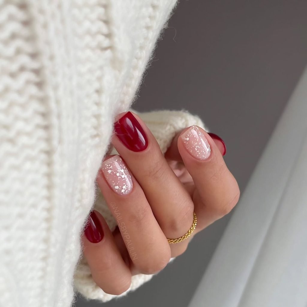 00002 Short Red Nails