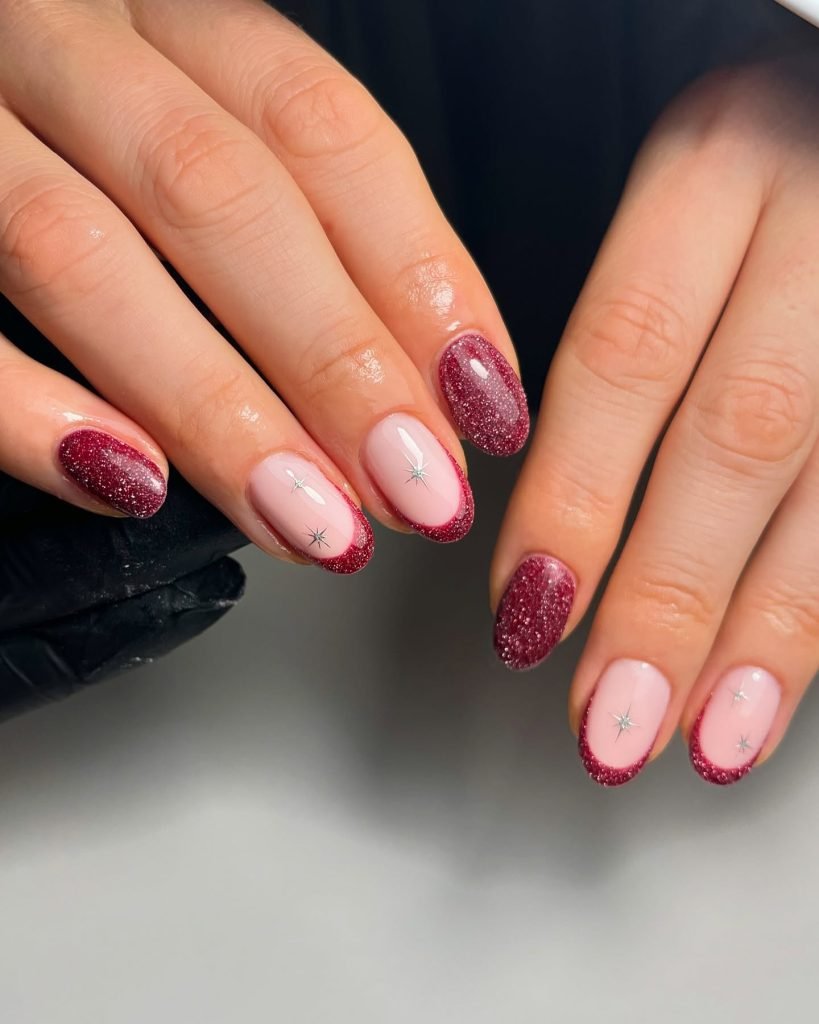 00012 Short Red Nails