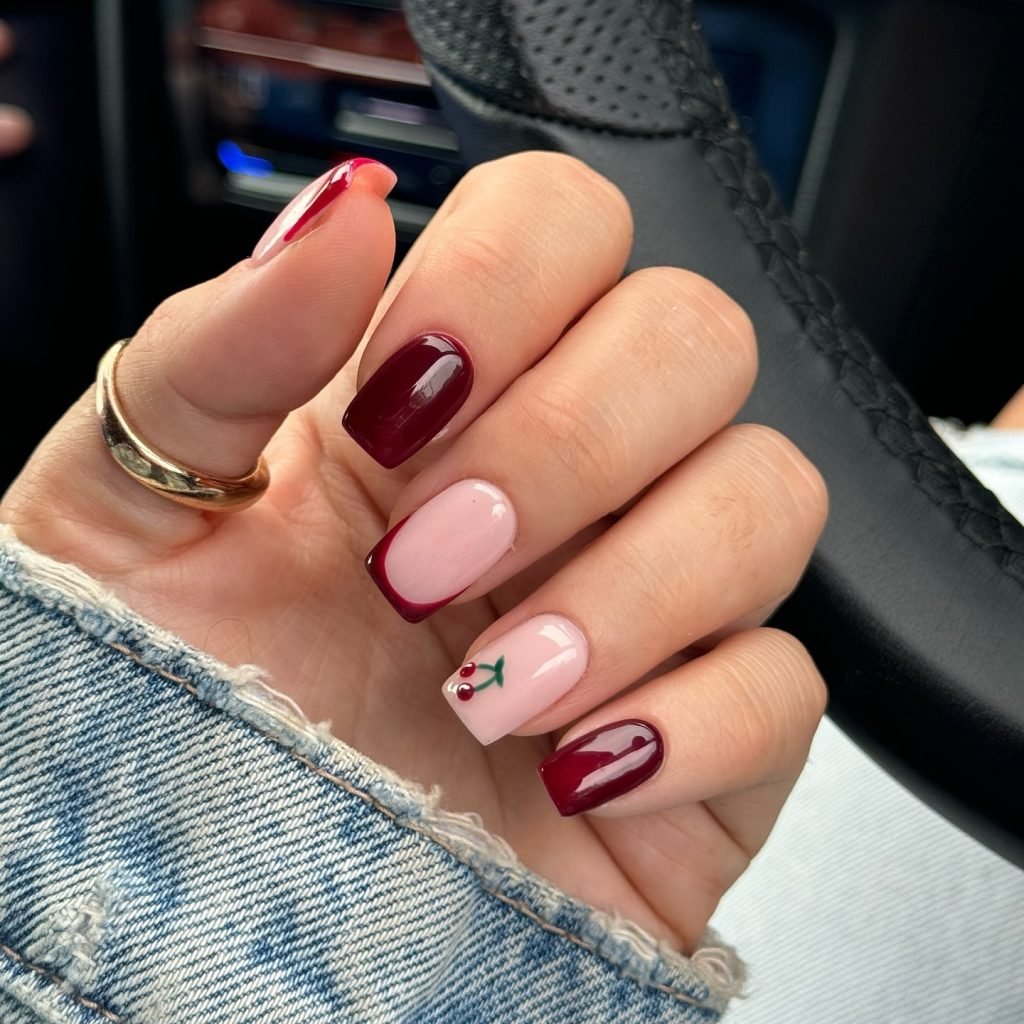00014 Short Red Nails