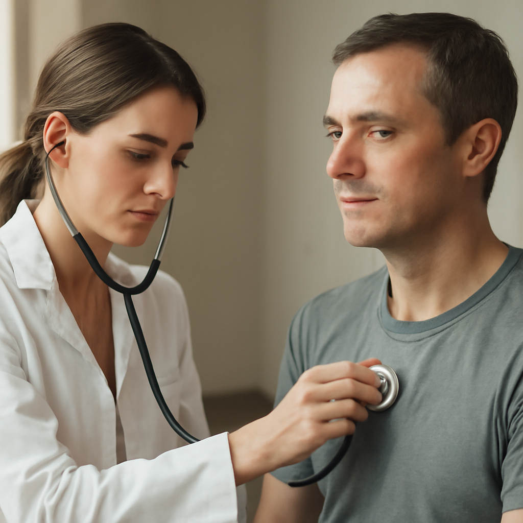 Auscultation illustration