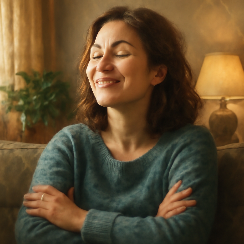 Contentment illustration