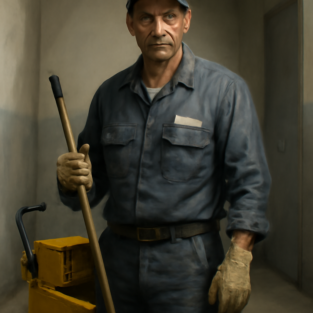Janitor illustration