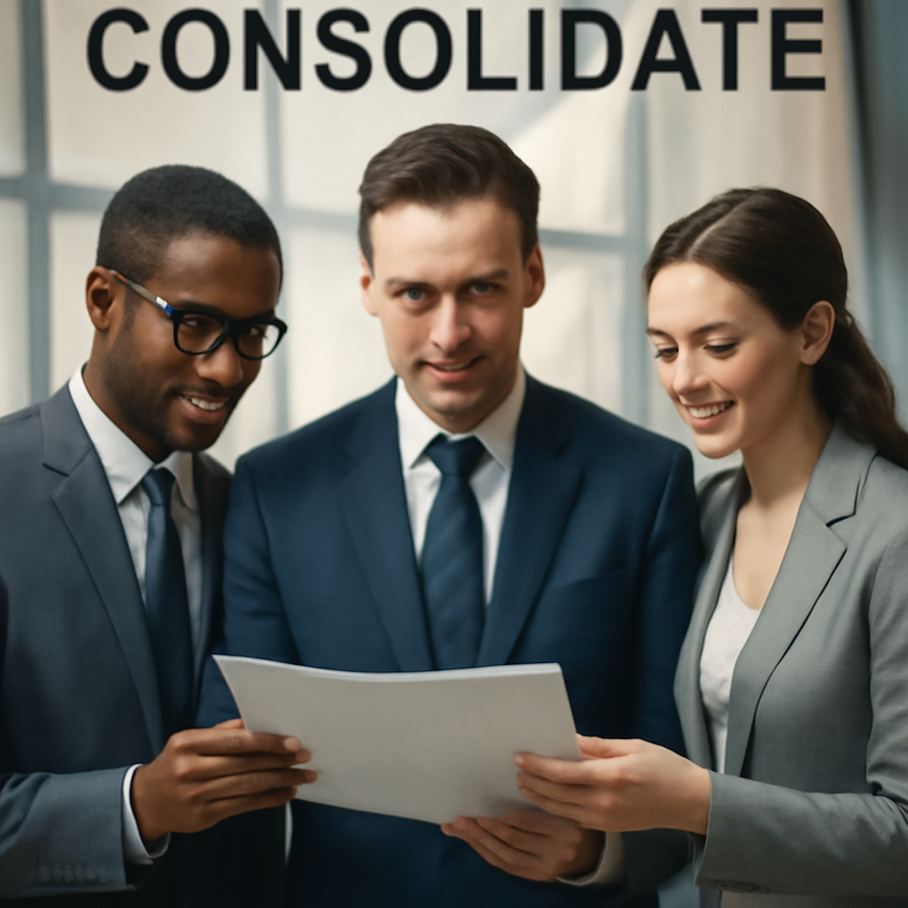 Consolidate illustration