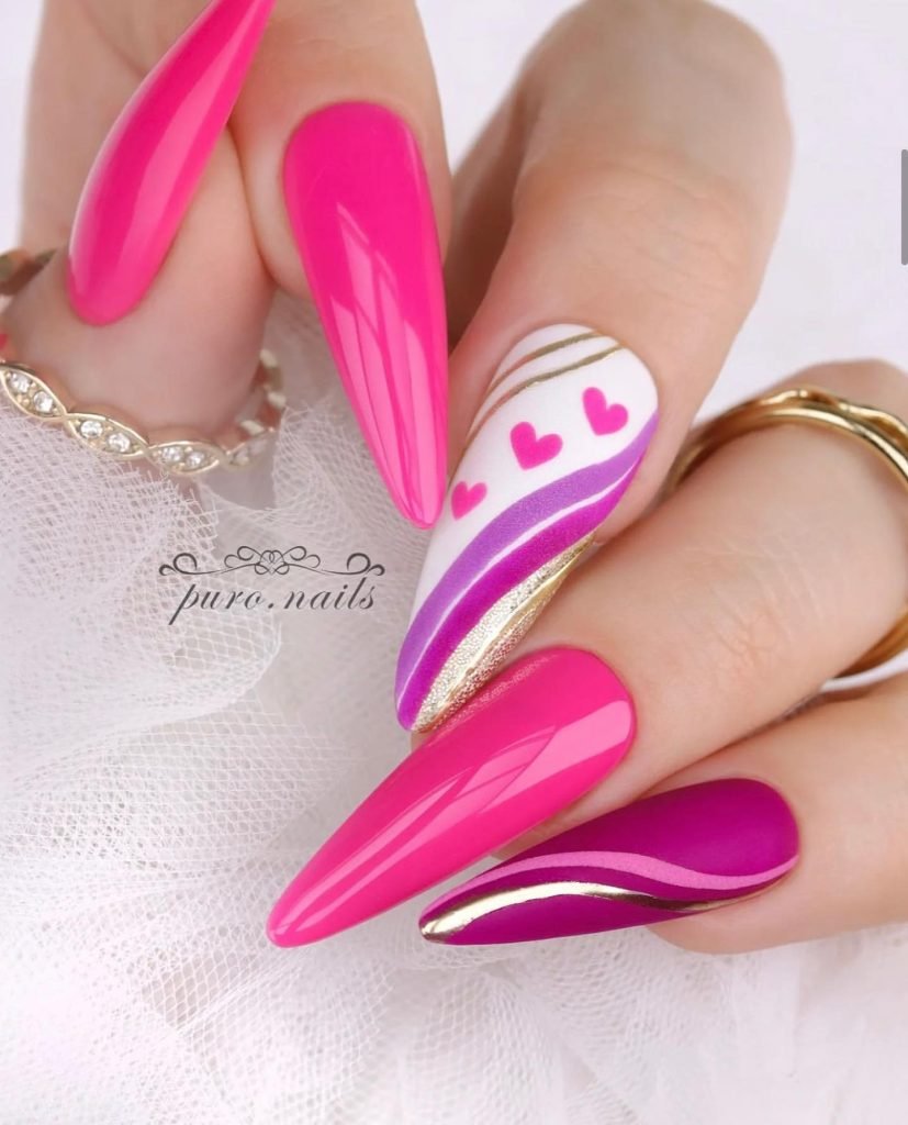 00001 Pink Birthday Nails