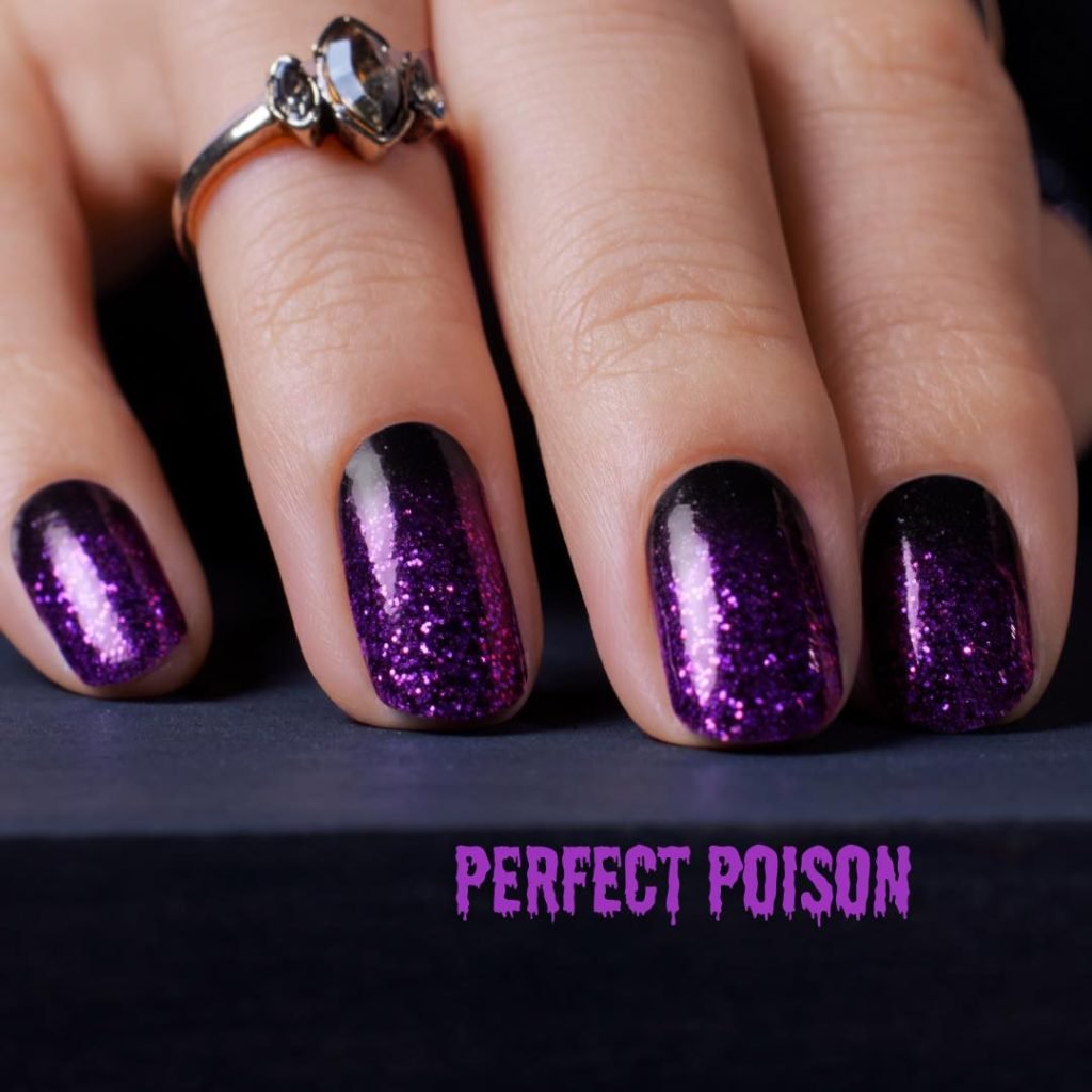 00002 Black and Purple Nails