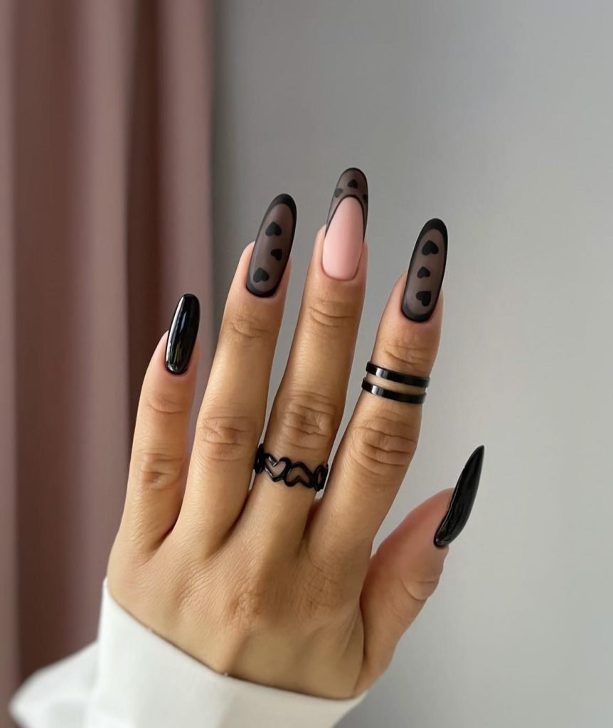 00003 Black Matte Nails