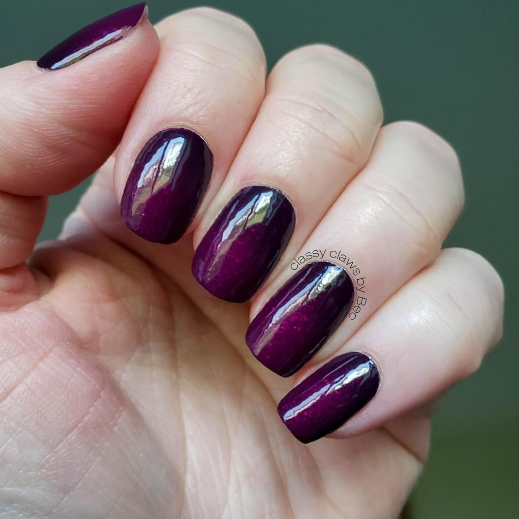 00003 Black and Purple Nails