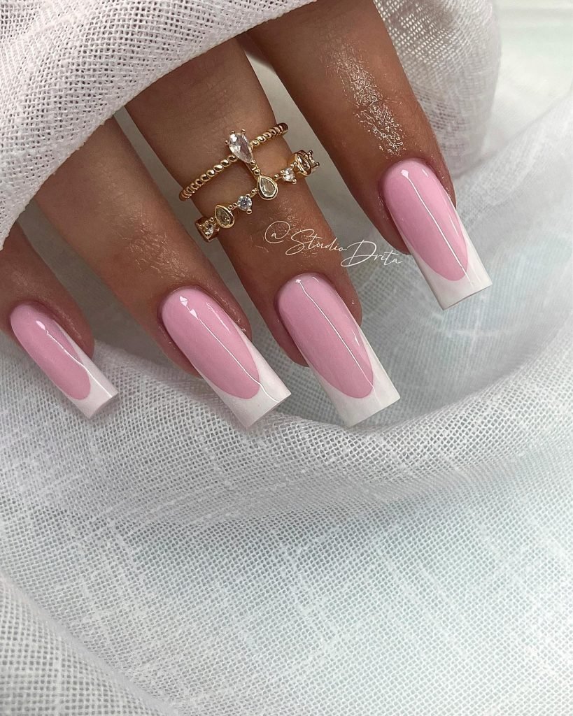 00010 Pink French Nails