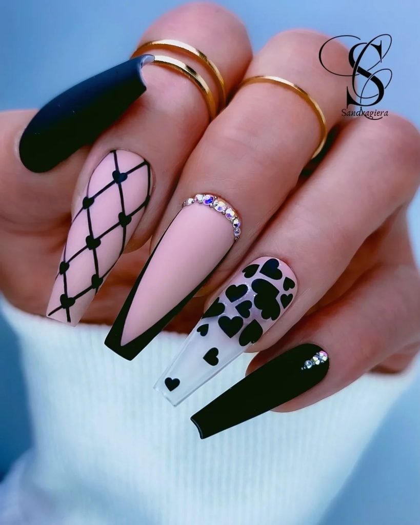 00011 Coffin Birthday Nails