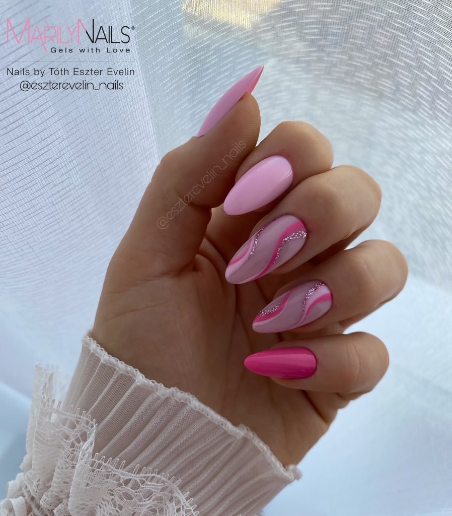 00011 Pink Acrylic Nails