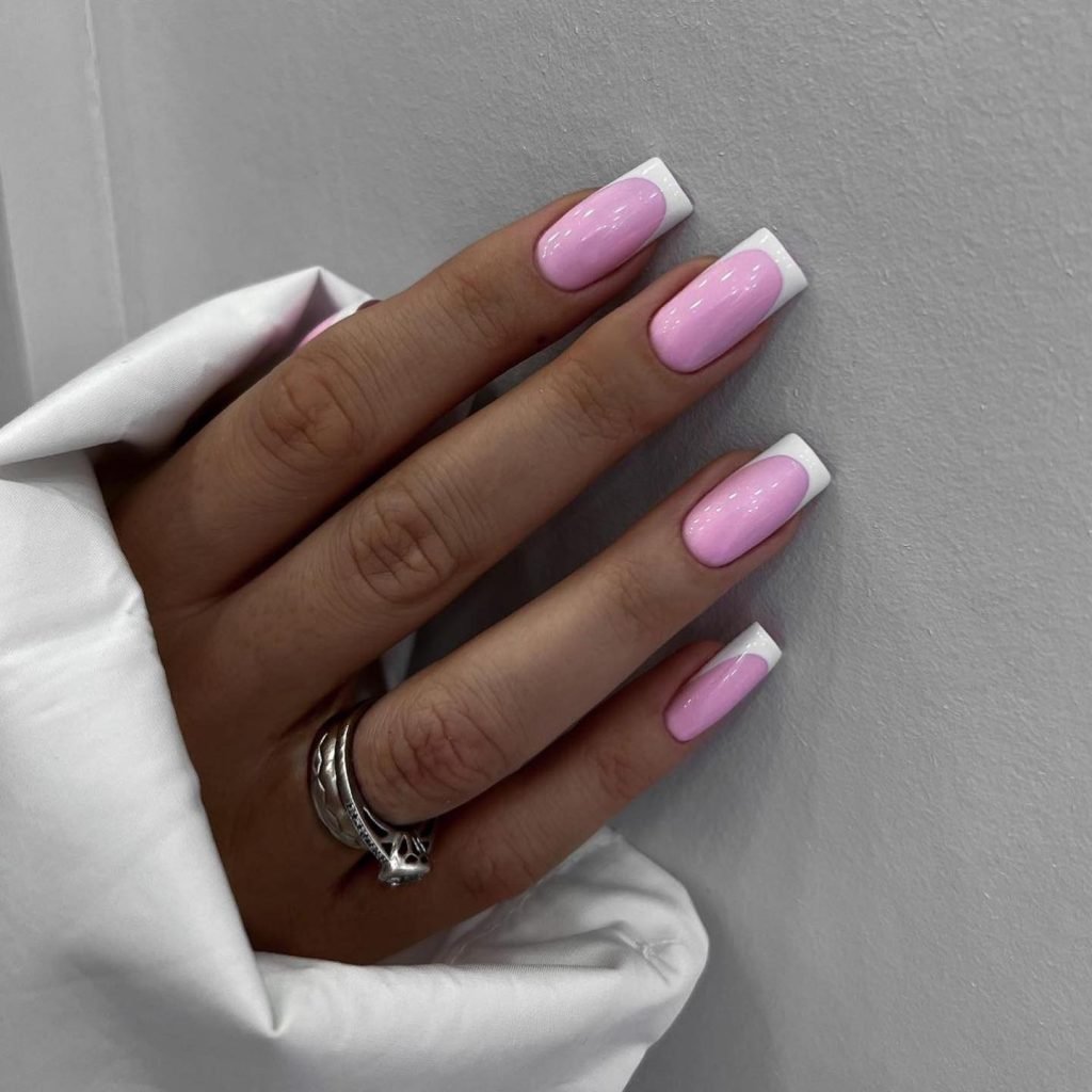 00012 Pink French Nails