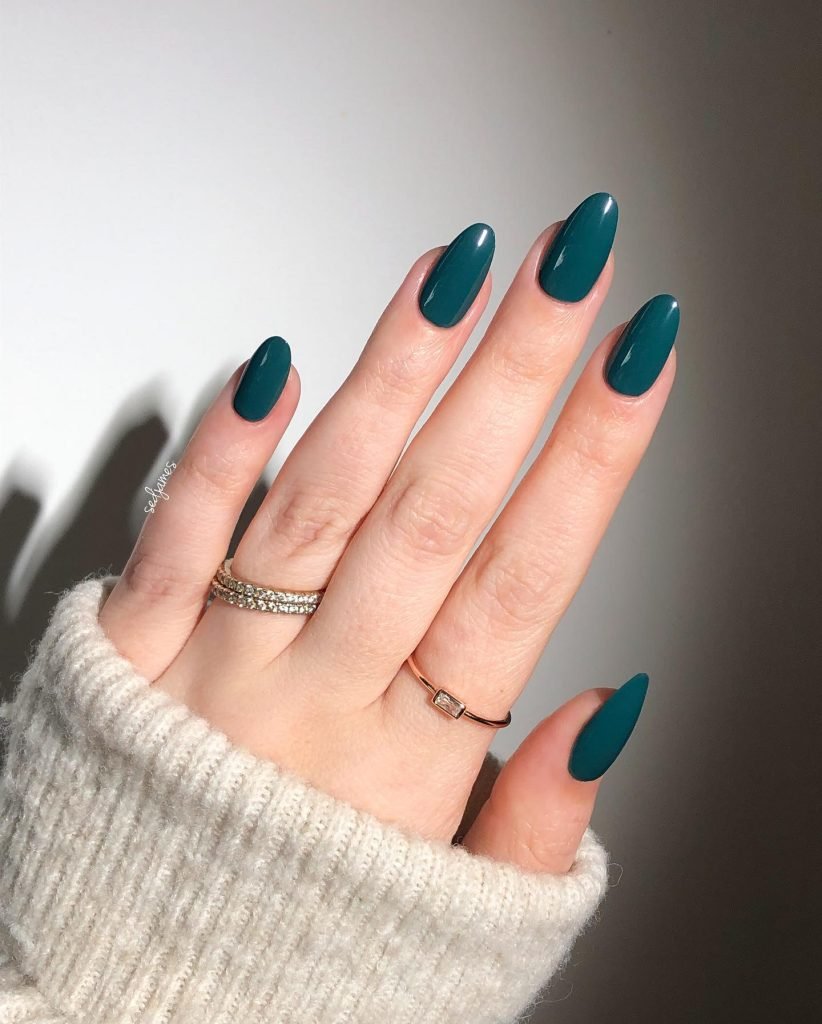00014 Simple one color nails