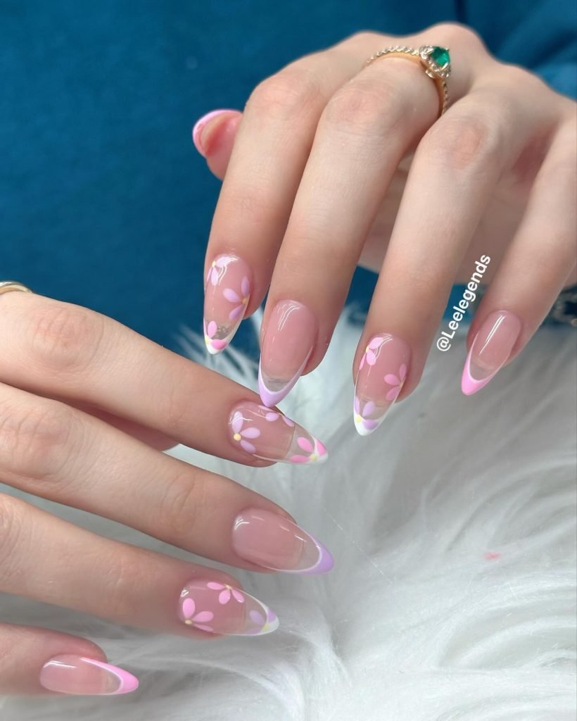 00016 Pink French Nails