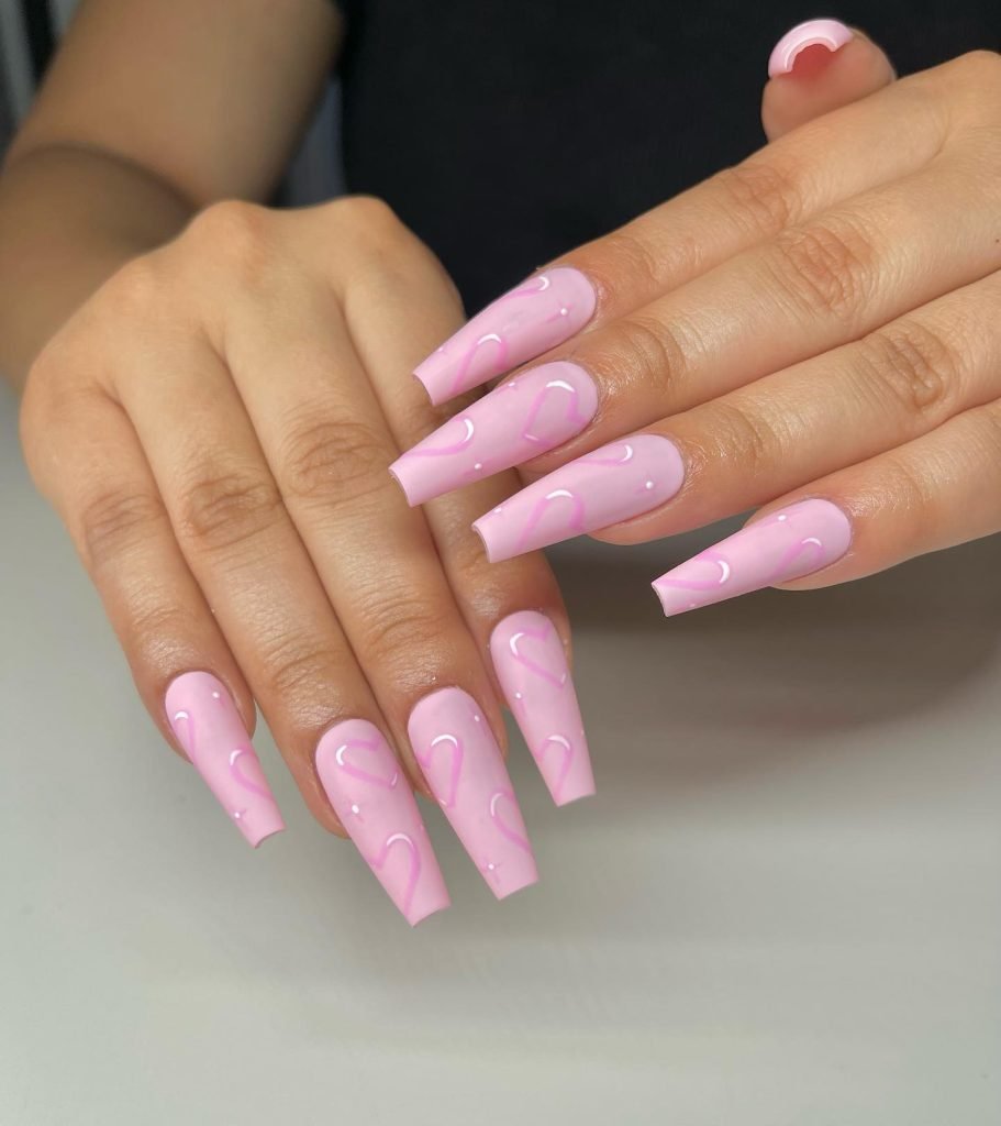 00018 Coffin Birthday Nails