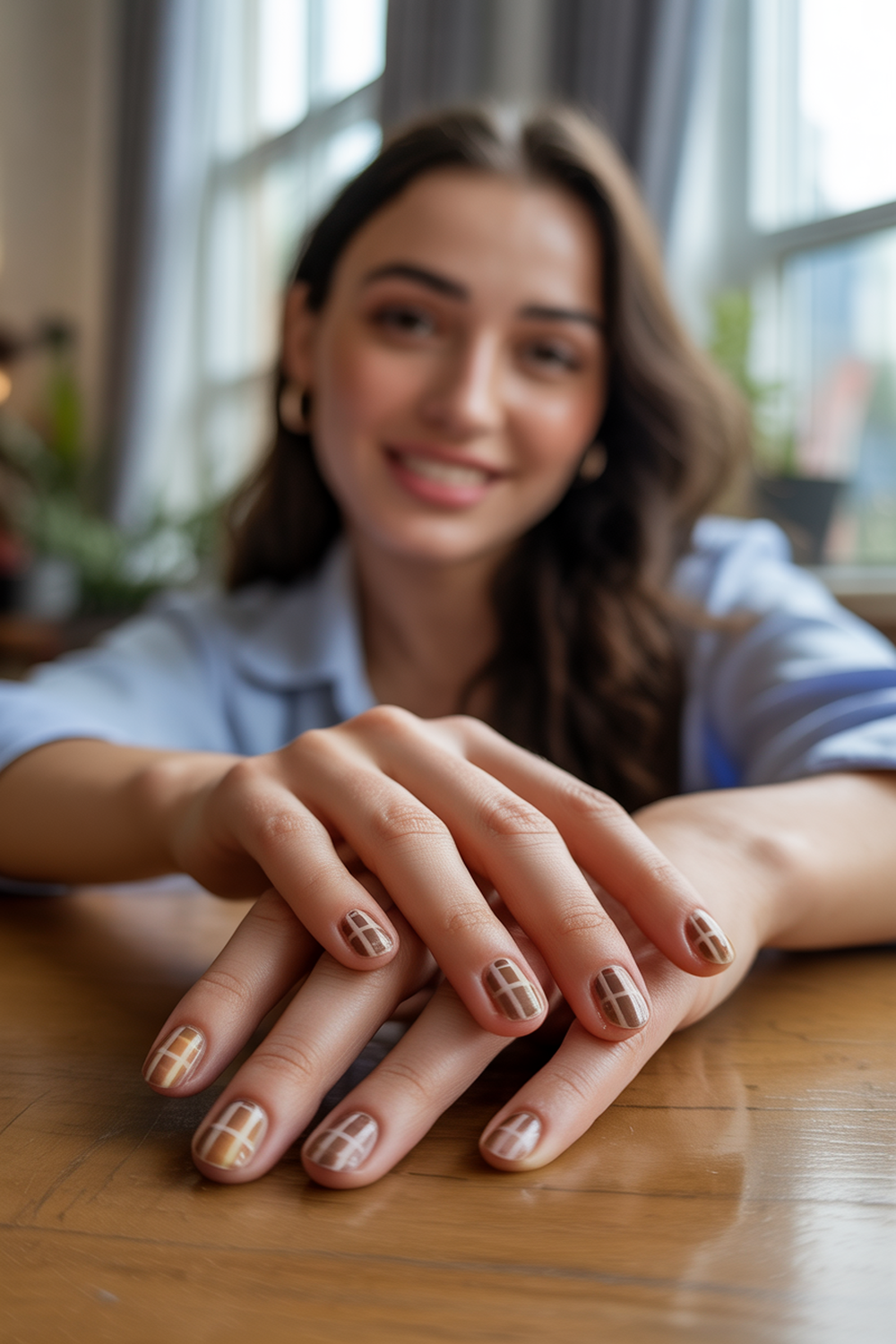 Warm Brown and Beige Plaid for Cozy Vibes