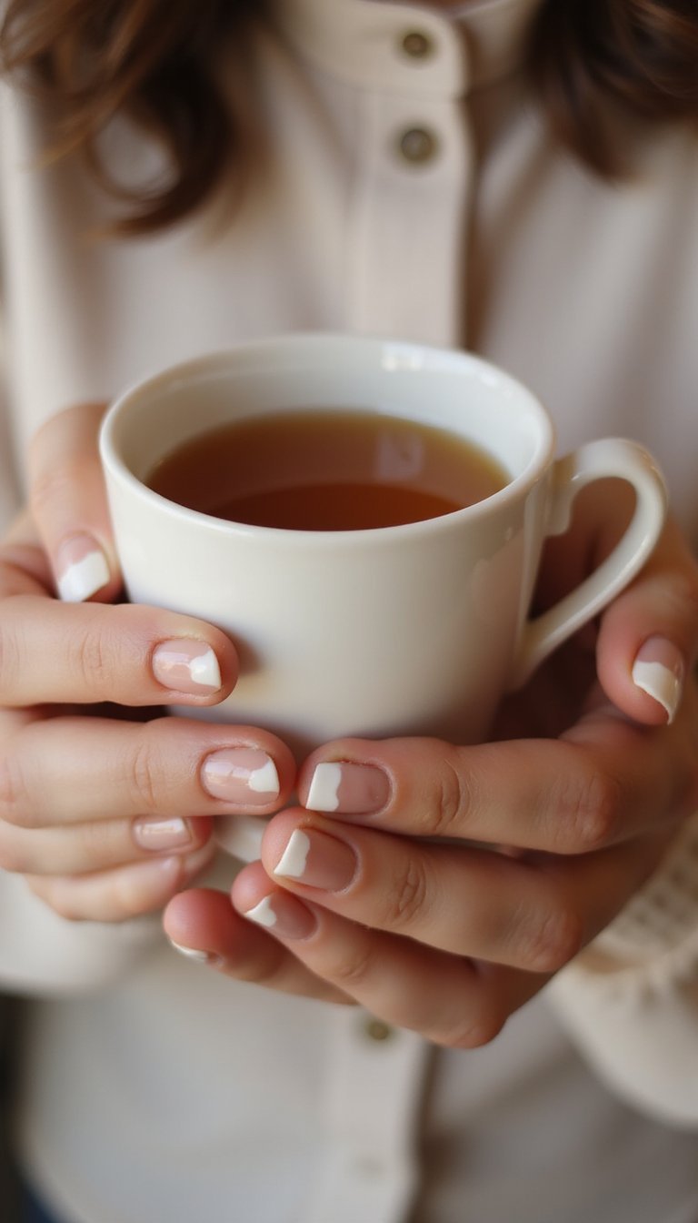 Modern Mini French With Sheer Nude Base