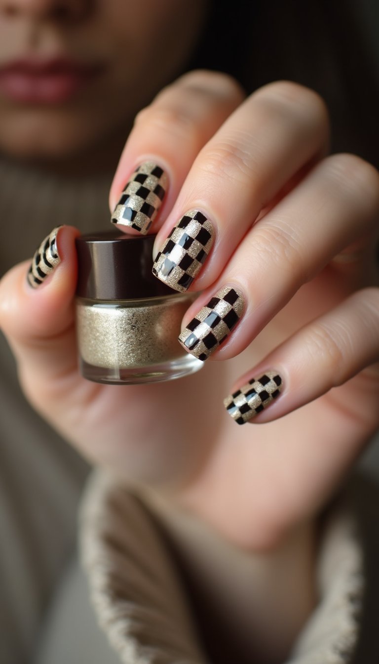 Micro Mosaic Checkerboard For Tiny Detail Lovers