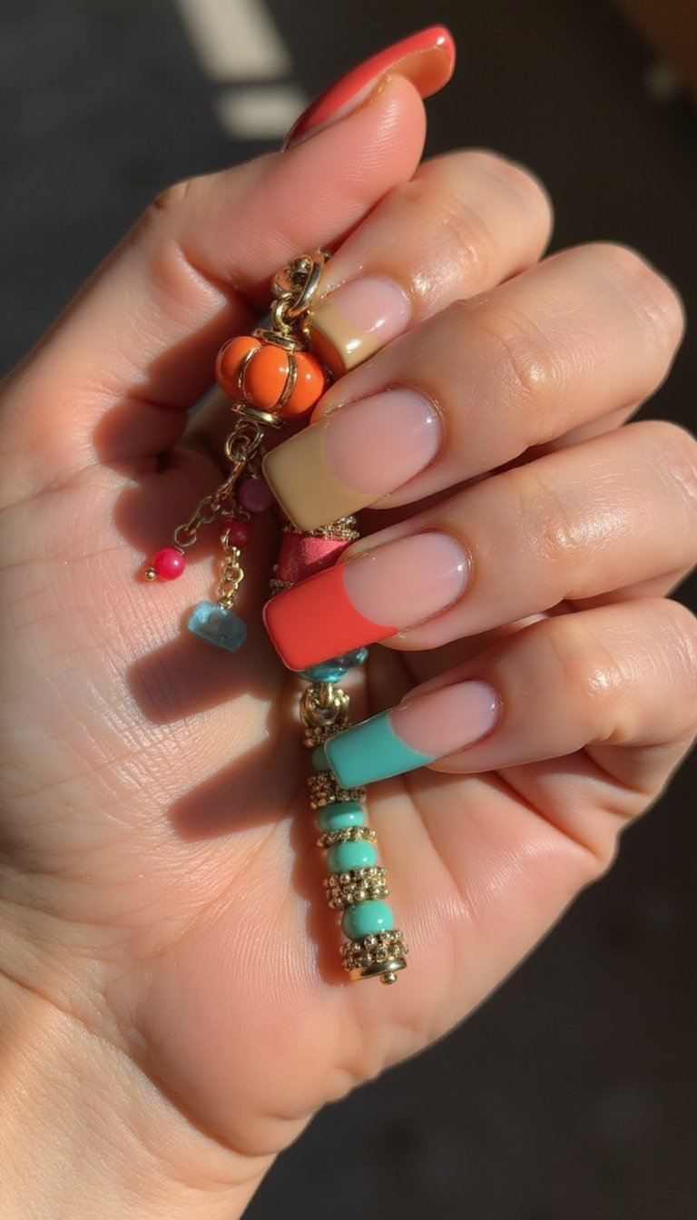 Split Color Micro Tips For Playful Contrast