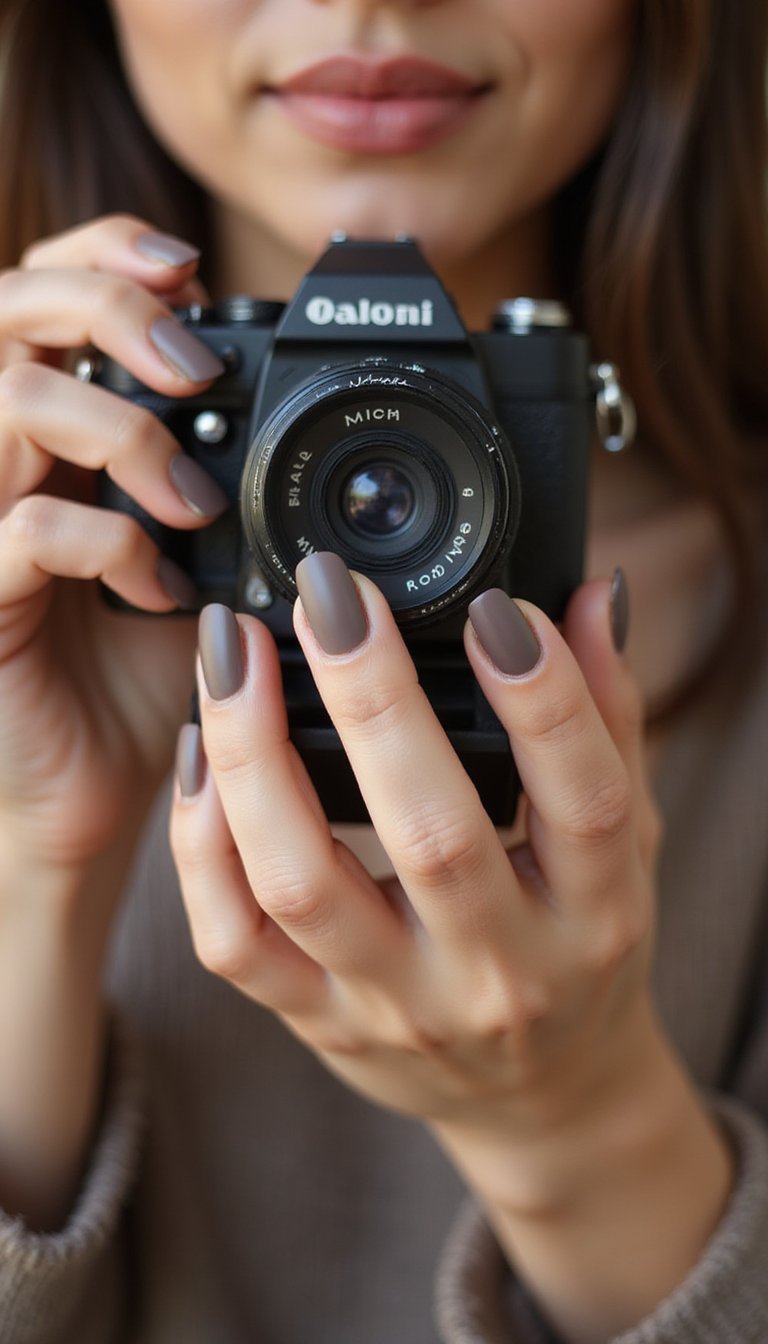 Matte Base With Glossy Outline Contrast