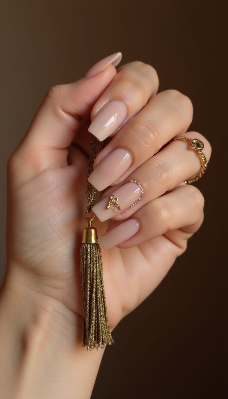 3D Mini Mortarboard Charms On Accent Finger