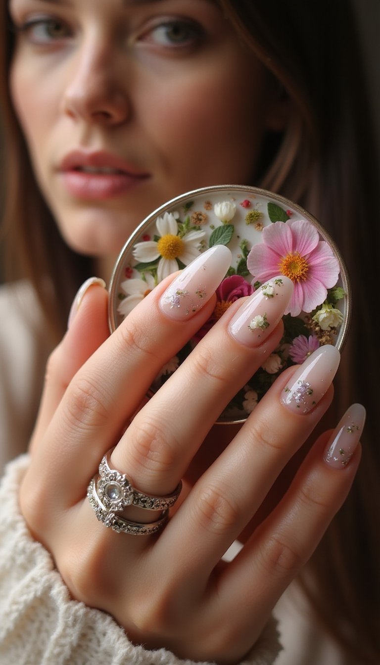Encapsulated Acrylic Blooms For High Shine