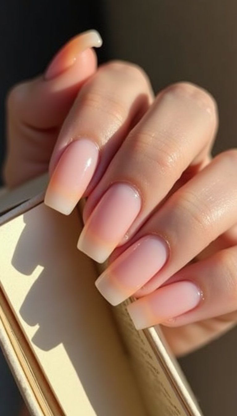 Jelly French Tips With Modern Twist