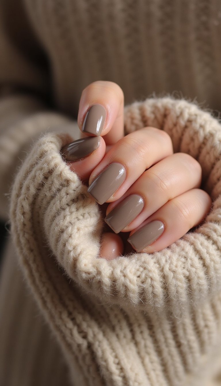 Muted Taupe Pearl Chrome Marble Mix