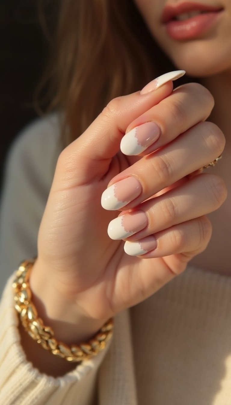 Pearl Chrome Nude To Gold Fade