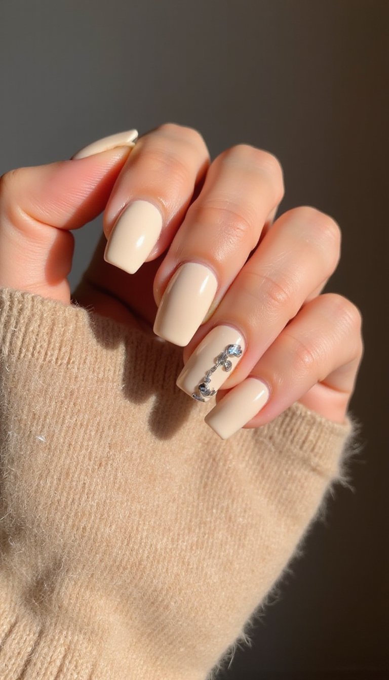 Soft Beige Pearl Chrome Matte Combo