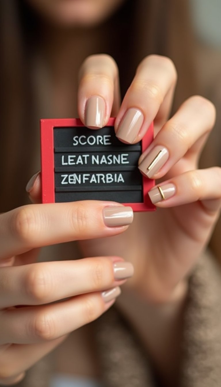 Metallic Goalpost Accent On Short Squares