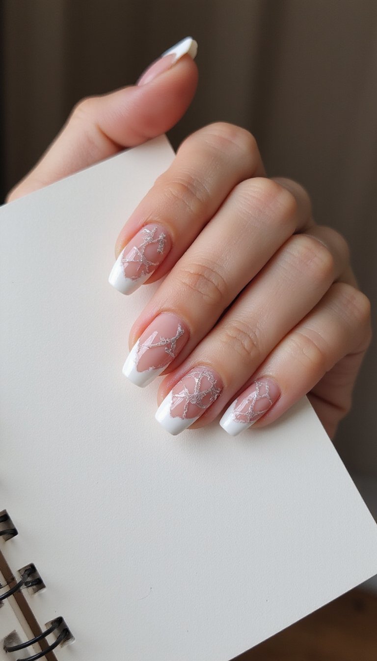 Geometric Lines Mixed With Classic French Twist