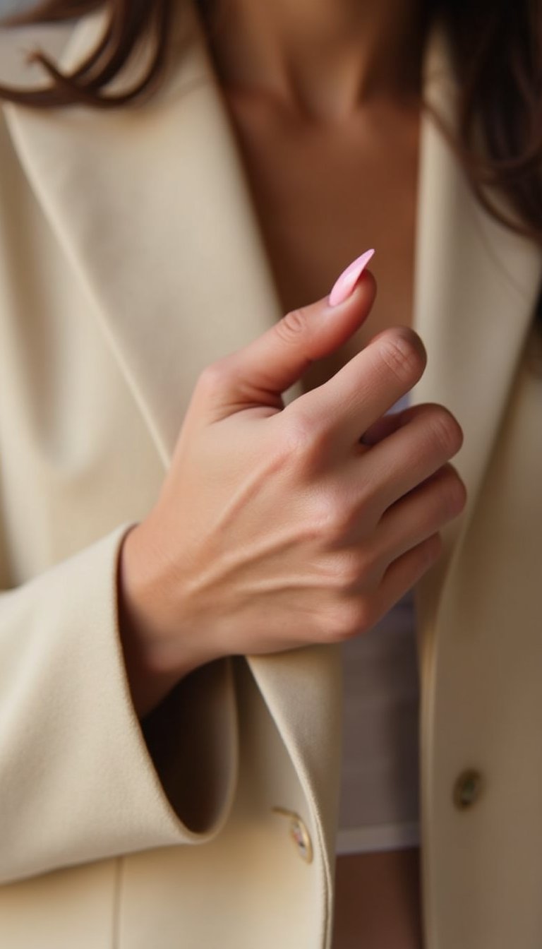 Barely-There Pink Neutral With Satin Finish