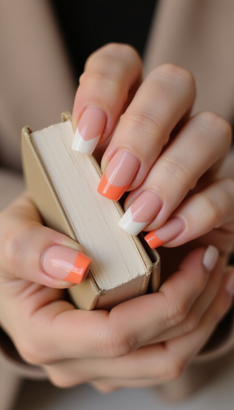 Sheer Pink Tulip Tips For Short Nails