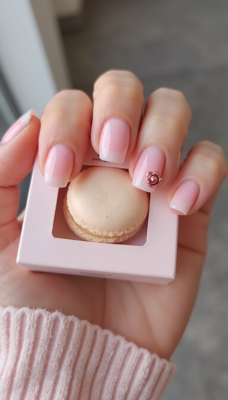 Dewy Jelly Rose Nails For Translucent Glow