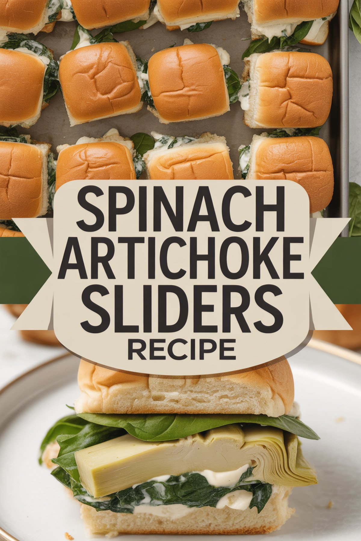 Spinach Artichoke Sliders Recipe recipe idea in stylish layout