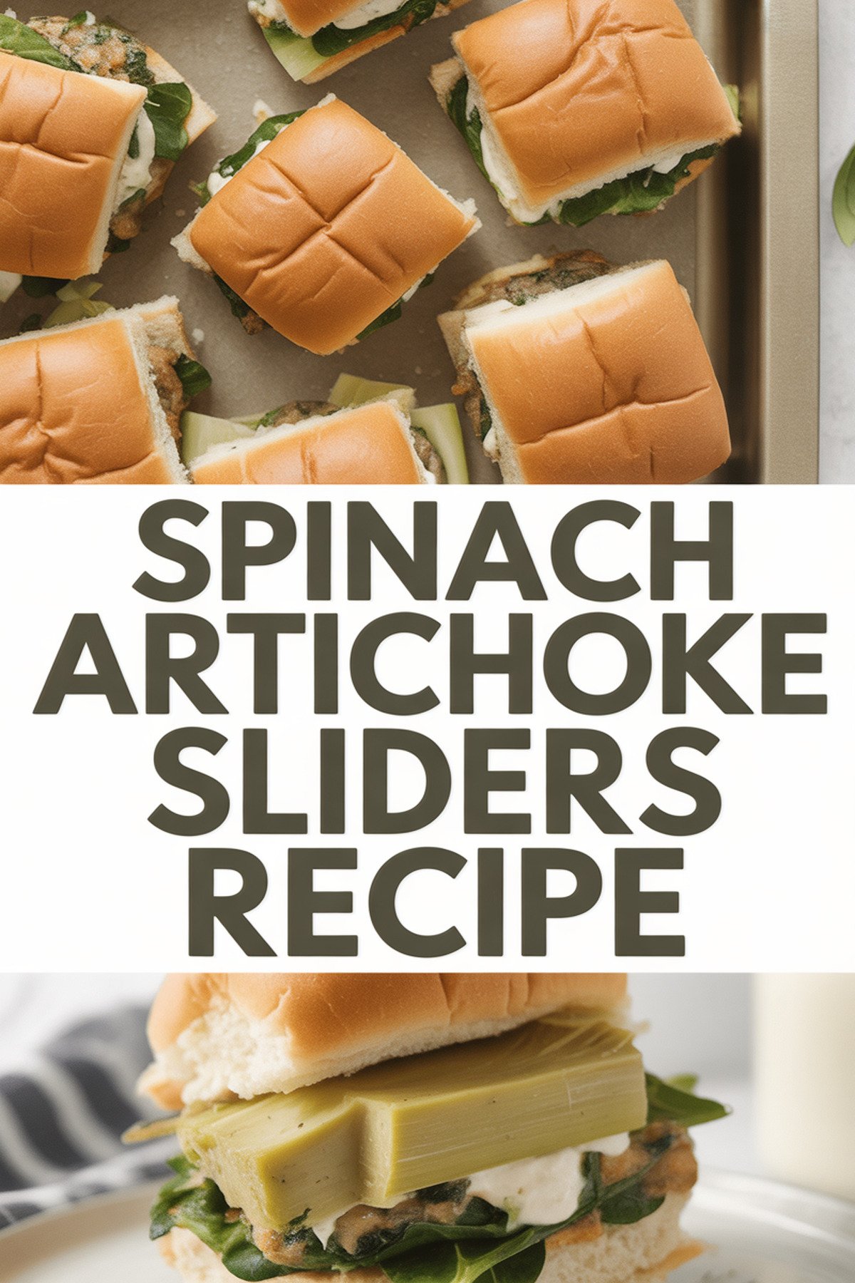 Spinach Artichoke Sliders Recipe recipe idea in stylish layout
