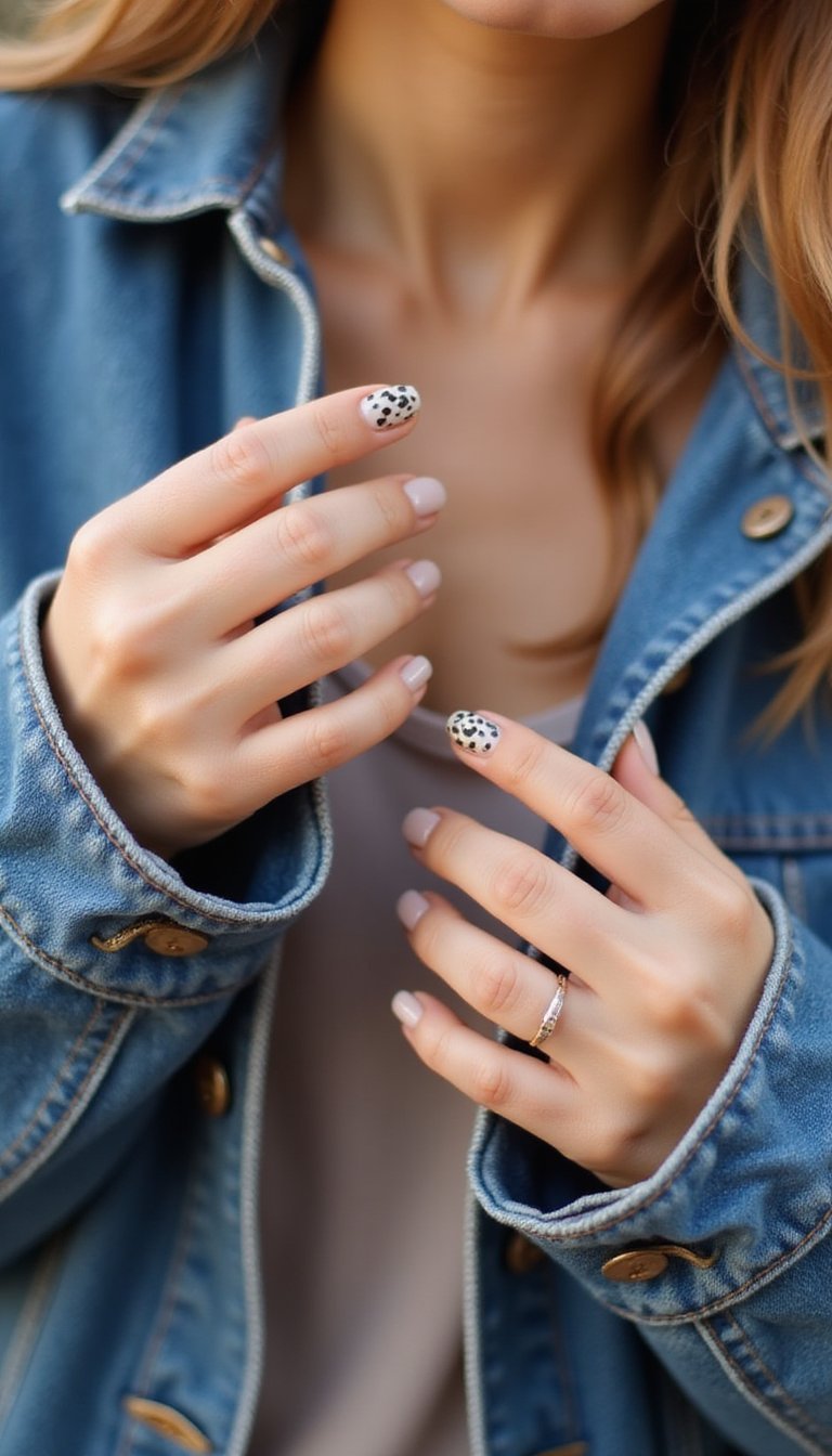 Cute Animal Print Accents On Neutral Set