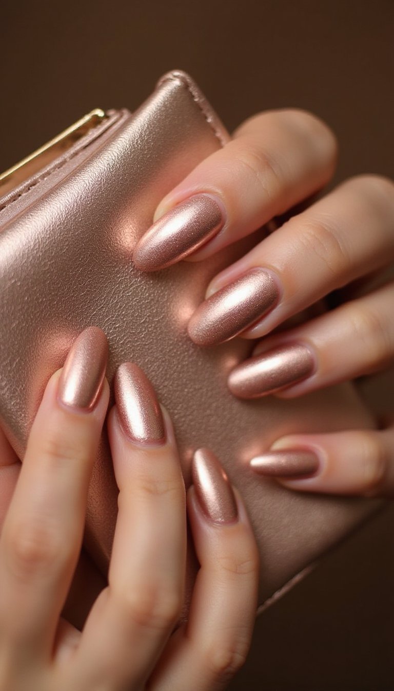 Mirror Chrome Press-On Nails For High Shine