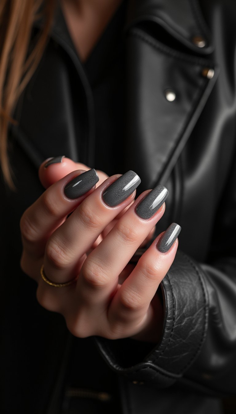 Soft Smoky Gradient With Metallic Edge