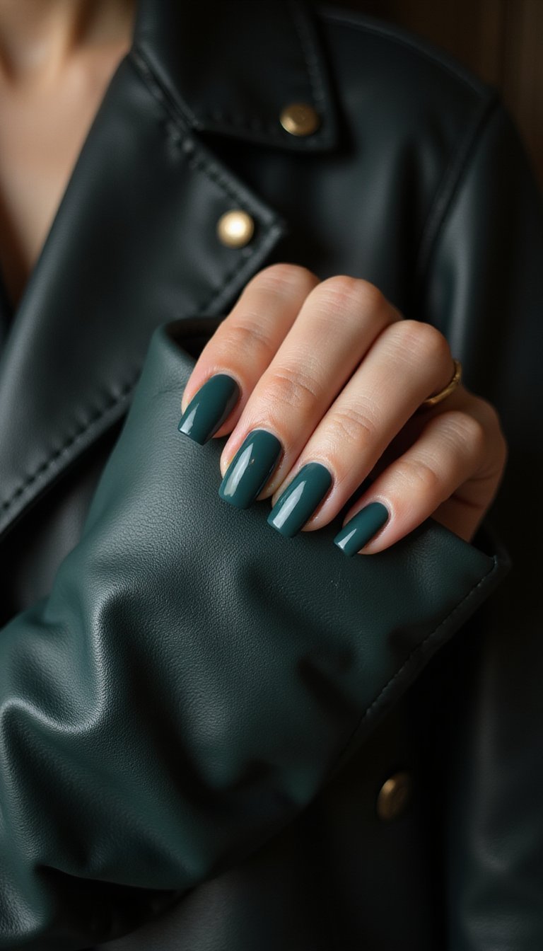 Deep Teal Satin Sheen For Understated Luxury