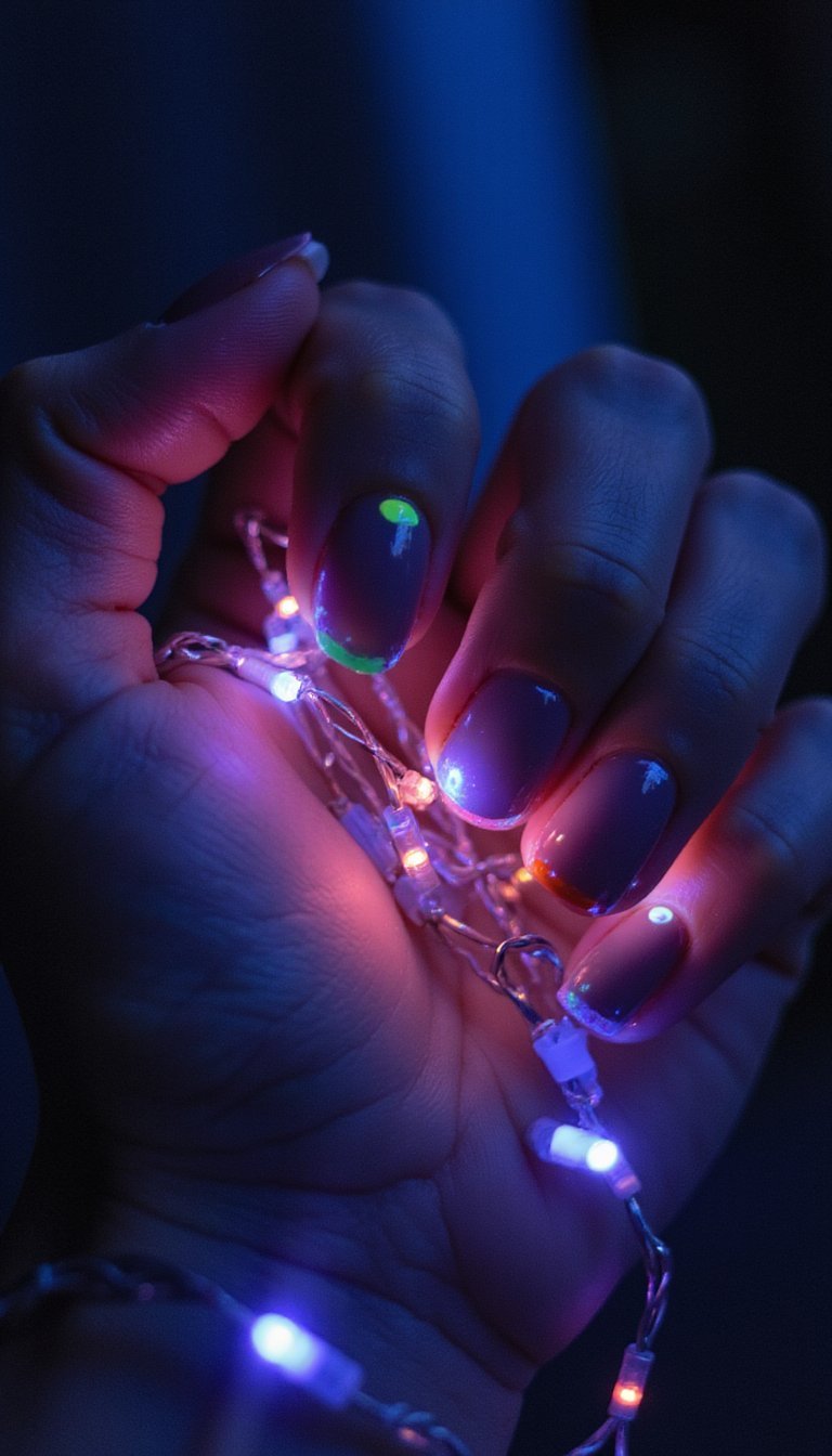 Glow-In-The-Dark Party Nails For Night Sets