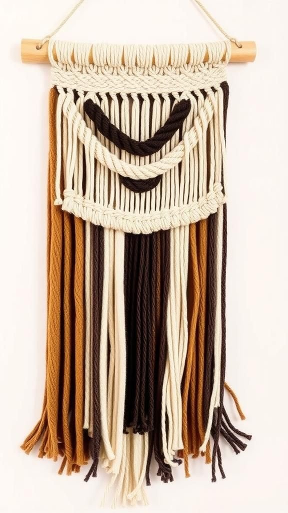 Mixing thin and thick cords for layered interest