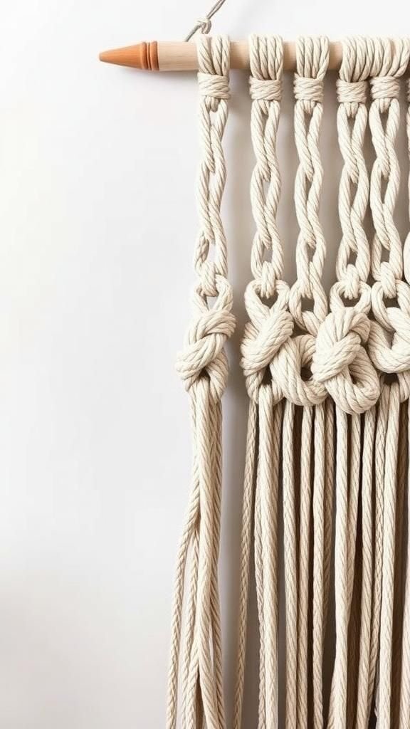 Monochrome knotwork for subtle visual rhythm