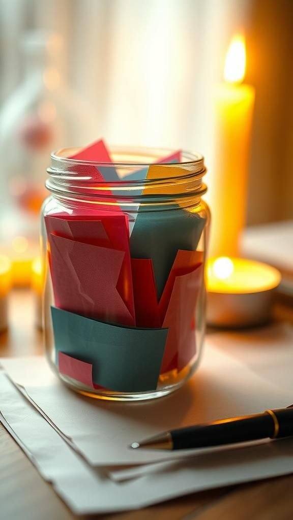 Memory jar notes for quiet, personal reflections