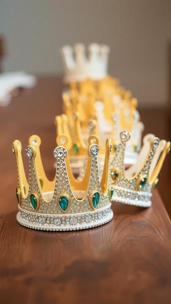 Sparkly crown hats that sit just right