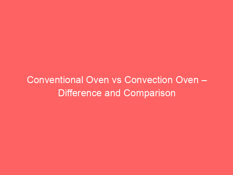 conventional oven vs convection oven difference and comparison 3797