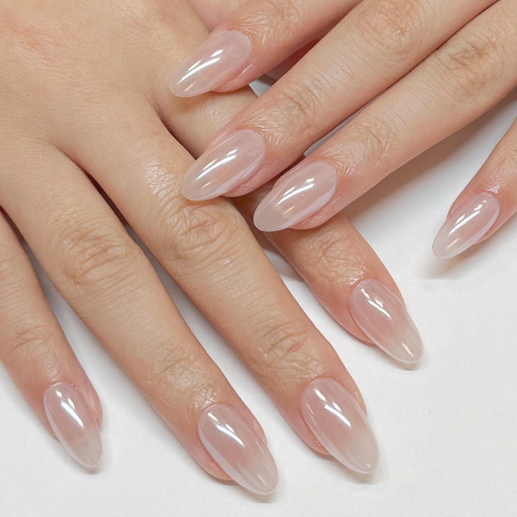00001 Natural Chrome nails
