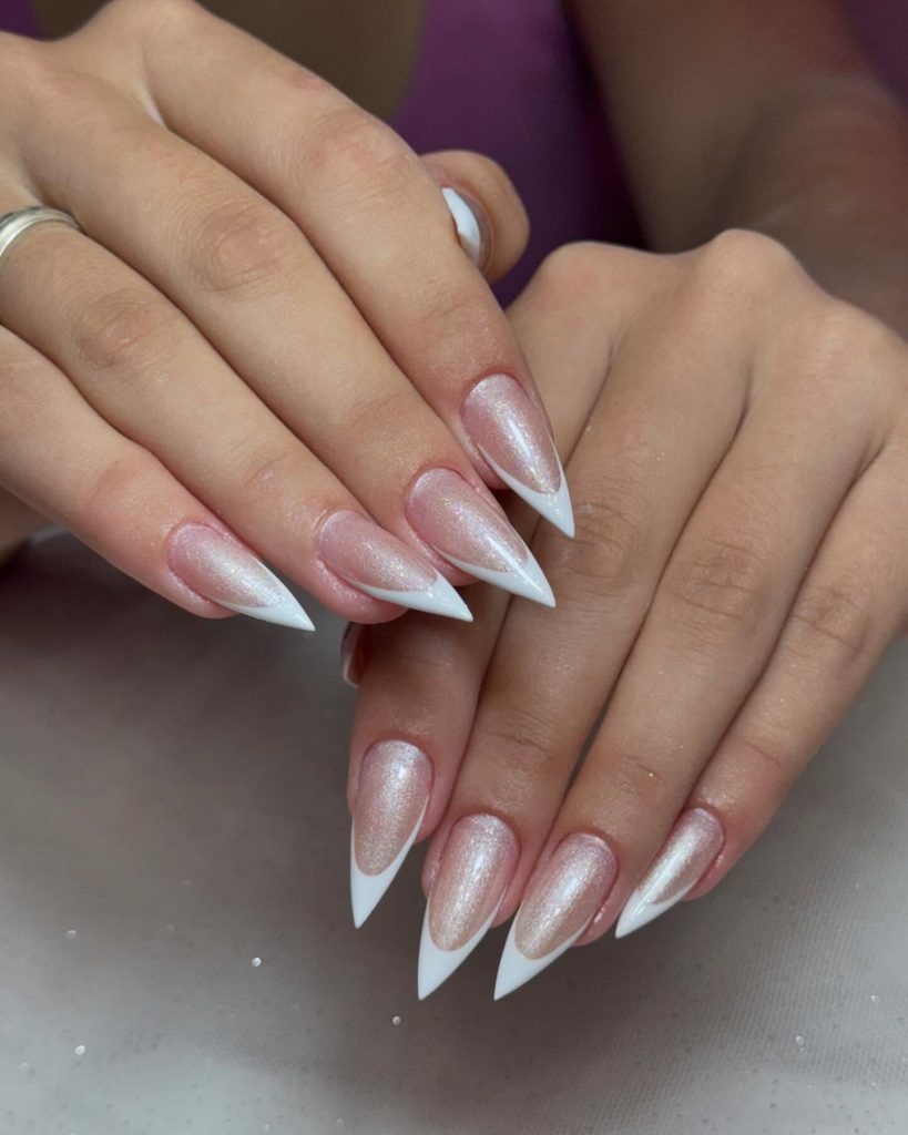 00003 Pink Stiletto Nails