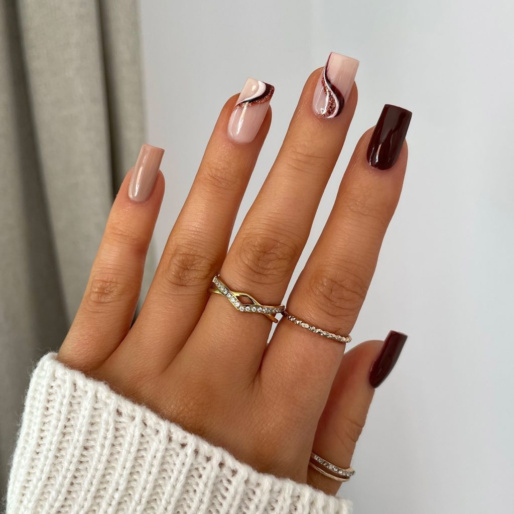 00009 Cute Thanksgiving Nails