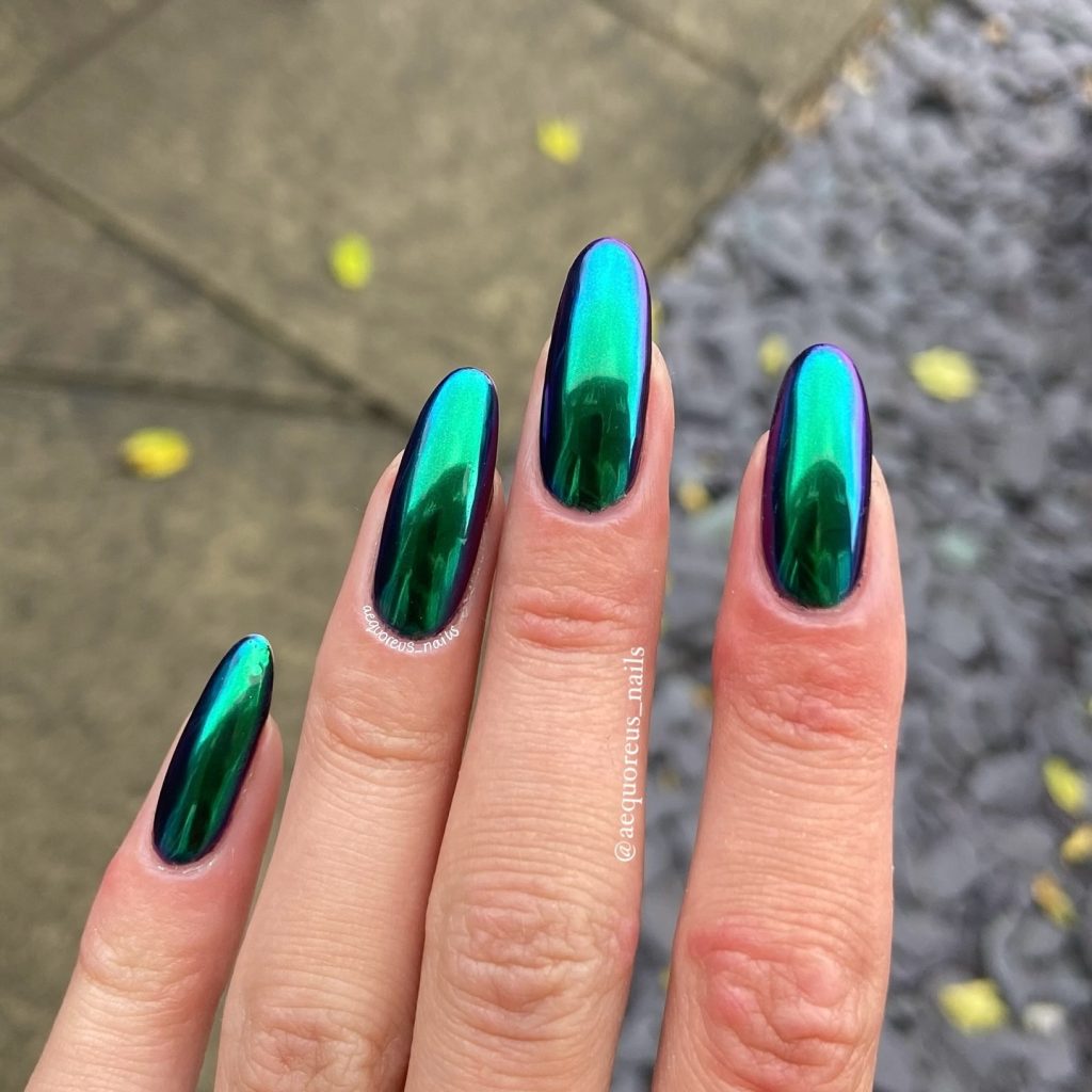 00010 Acrylic Winter Nails
